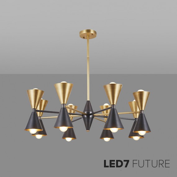 Loft Industry Modern - CR Chandelier V1